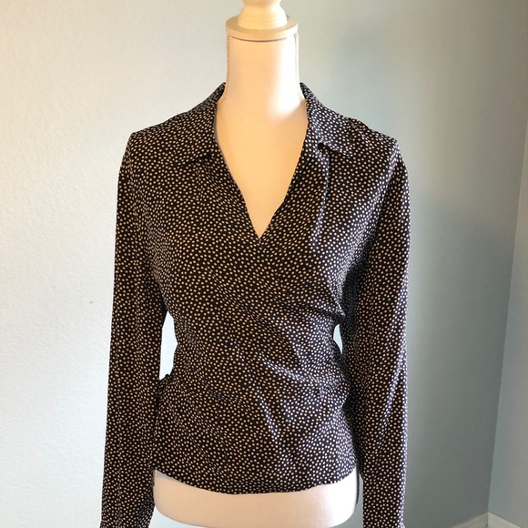 J. Crew Tops - Silk wrap top